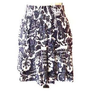 Banana Republic Batik Print Skirt Size M